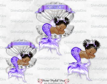 Download Afro mermaid | Etsy