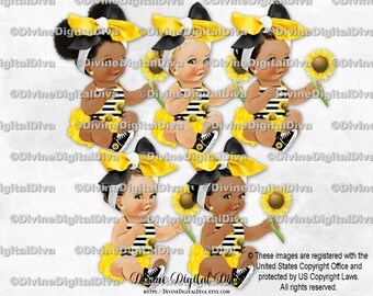 Free Free 122 Sunflower Afro Puff Baby Clipart SVG PNG EPS DXF File