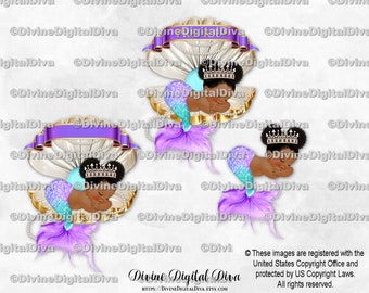 Download Baby Mermaid Svg Etsy