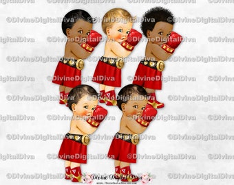 boxing baby shower decorations