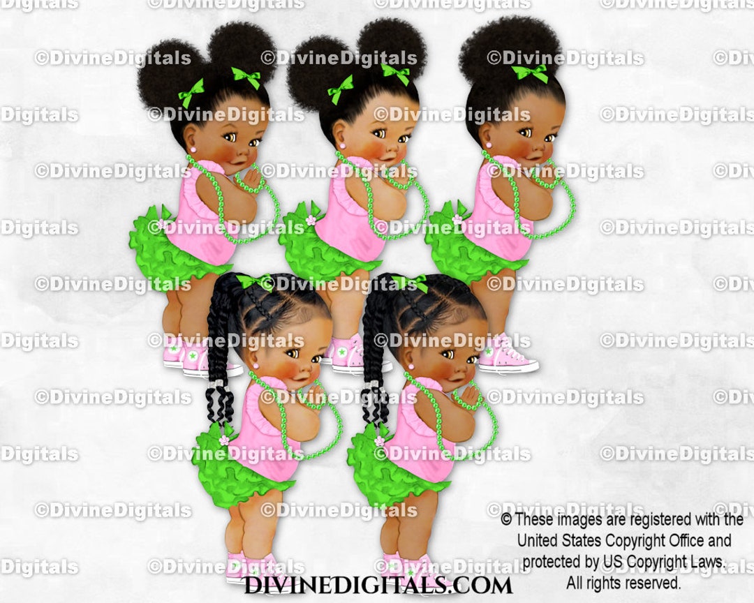 Princess Ruffle Pants Pink & Lime Green Sneakers Pearls Baby Girl ...