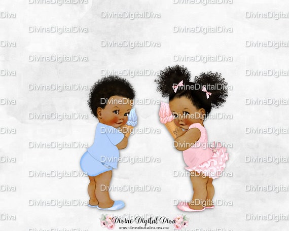 Ice Cream Cone Gender Reveal Pink Blue Baby Boy Girl African Etsy