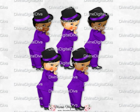 baby purple suit