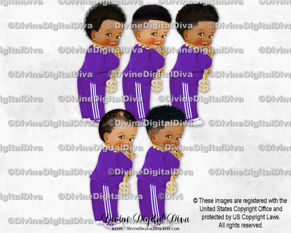 90's Hip Hop Purple Jacket Tracksuit Sneakers Gold Chain Etsy