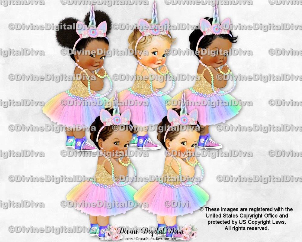 Unicorn Princess Pastel Rainbow Tutu Gold Shirt Sneakers Unicorn Horn…