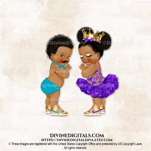 Wimpern oder Taschen Teal Fliege Lila Tutu Gold Sneakers | Baby Junge Mädchen Dunkler Ton | Geschlecht offenbaren Zwillinge | Clipart Sofort Download