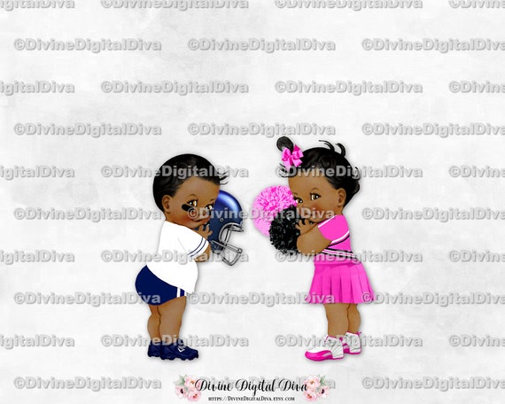 Boy Girl Medium Tone Umbrella Rain Boots Pink Blue Gender Reveal Twins Clipart Instant Download