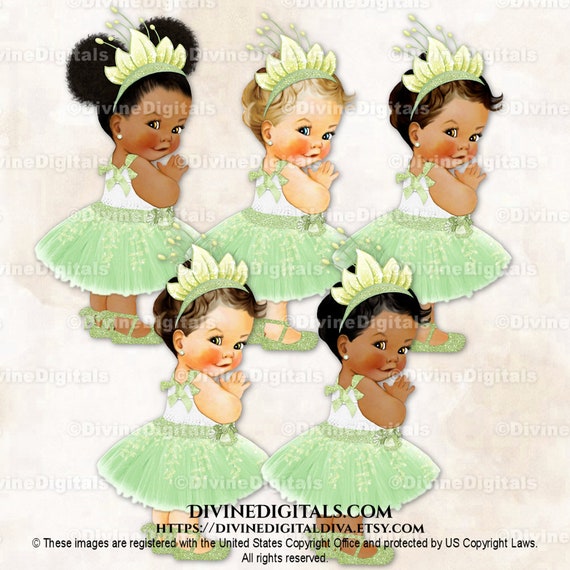 Vestido de princesa com detalhes em folhas verdes, tiara e