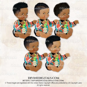 Graffiti Muster Jacke Schwarz Windel Hip Hop 80er 90er | Sitzende Baby Boy Babys der Farbe Zöpfe Fades | Clipart Digital Sofort Download