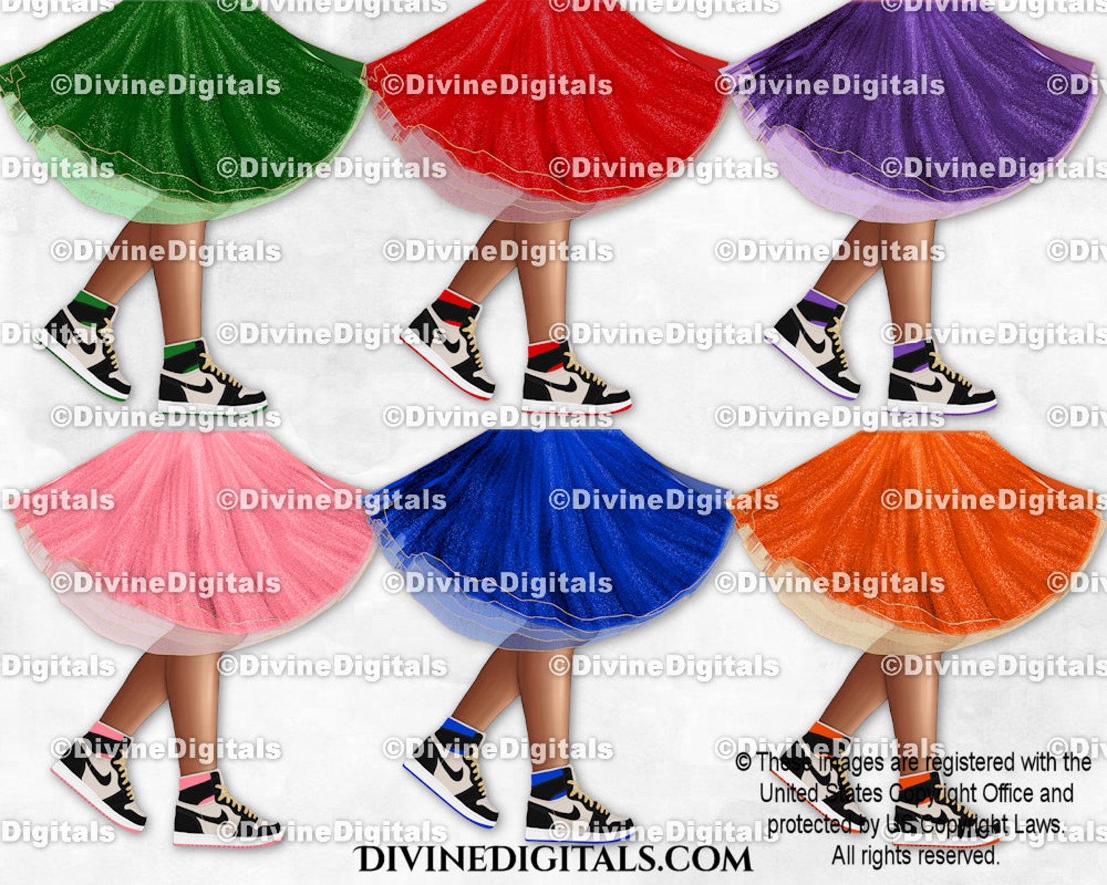 Sneaker Ball Legs Dress Tutu Fashion Party DARK Skin Tone Etsy
