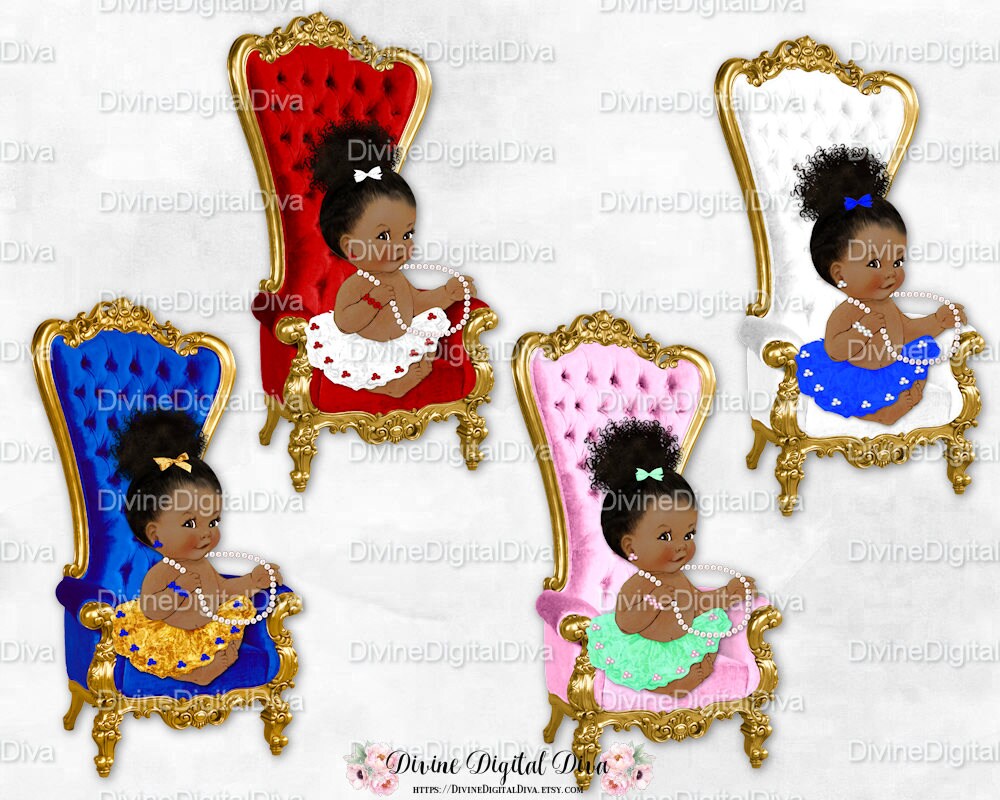Baby Throne Chair Pink Green Blue White Red Gold African Etsy