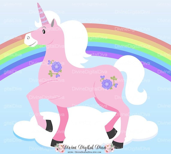 Rainbow Pin the Tail & Horn on the Unicorn Children's Party Game