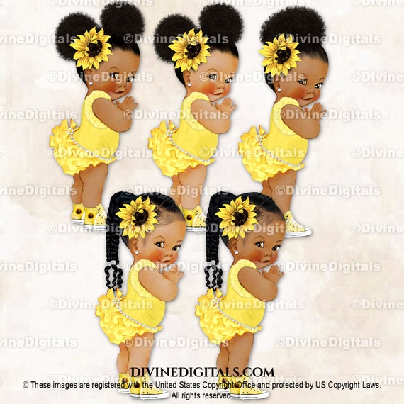 ヘアゴム ベビーヘアクリップ 葉っぱ付きひまわり①② ひまわり