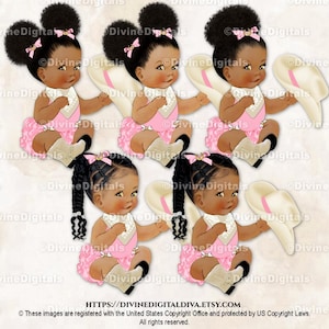 Chapeau de cowboy rose et ivoire Little Cowgirl, bottes foulard bandana | Assis petite fille bébés de couleur | Clipart à téléchargement immédiat