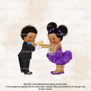 Baby Trombone Player Abito nero Papillon turchese Bambina Ballerina Tutù viola Sbuffi tono scuro Rivelazione del sesso Clipart PNG Download immediato