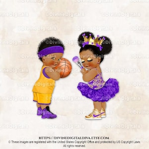 Pestañas postizas de bailarina con perlas en tonos morados y dorados, para bebé niño y niña, tono oscuro, revelación de género, descarga instantánea de imágenes prediseñadas