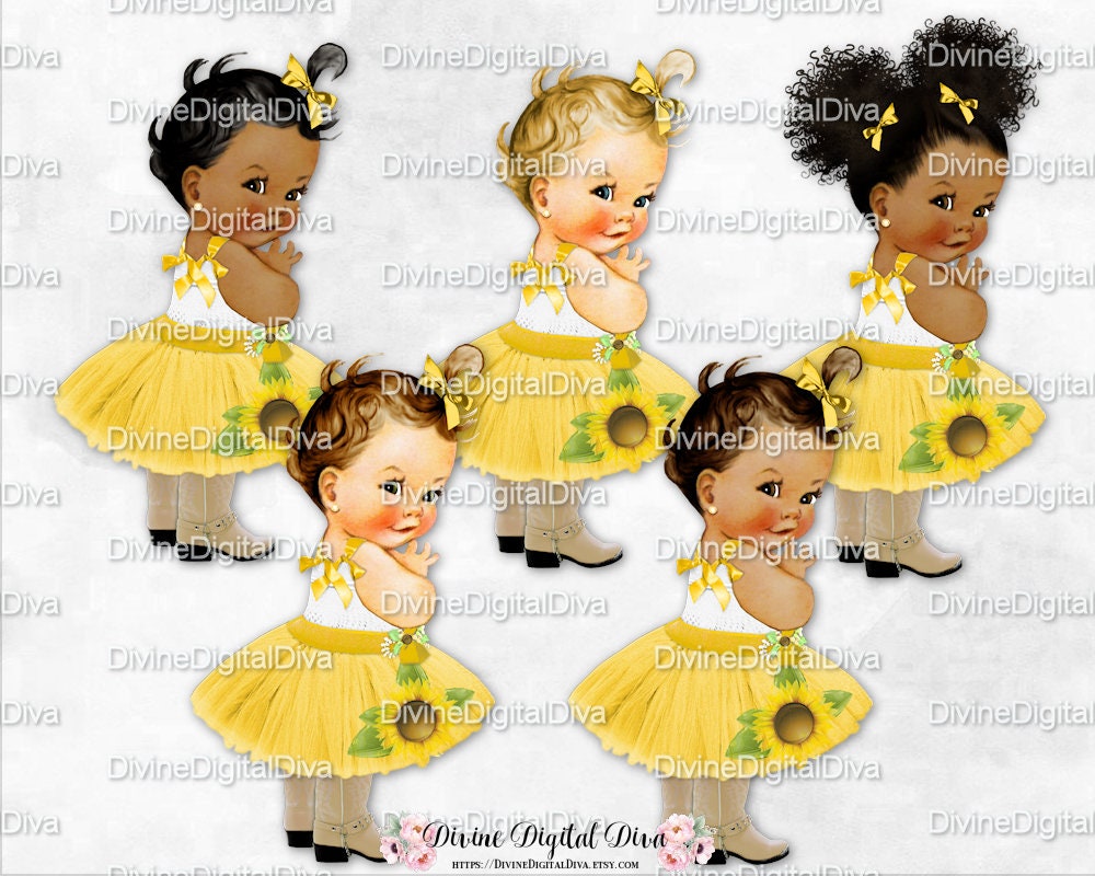 Free Free 313 Sunflower Afro Puff Baby Clipart SVG PNG EPS DXF File