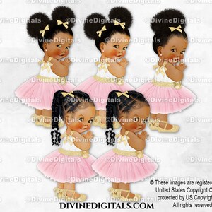 Blush Pink & Gold Tüll Party Kleid Knöchel Band Schuh | Baby Mädchen Babys Farbe Zöpfe Hauche | Clipart Sofort Download