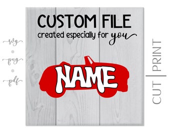 Custom Grease inspired Name Digital Files - Personalized