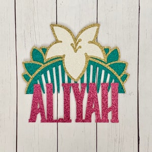 PERSONALIZED Mulan inspired Name Glitter Die Cut/Party Decoration/Embellishment/Centerpiece/Cake Topper