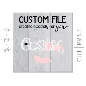 Archivo digital de nombre inspirado en Charlotte Web personalizado