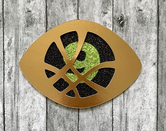 PERSONALIZED Doctor Strange inspired Eye Glitter and Foil Die Cut/Party Decorations/Centerpiece/Cake Topper