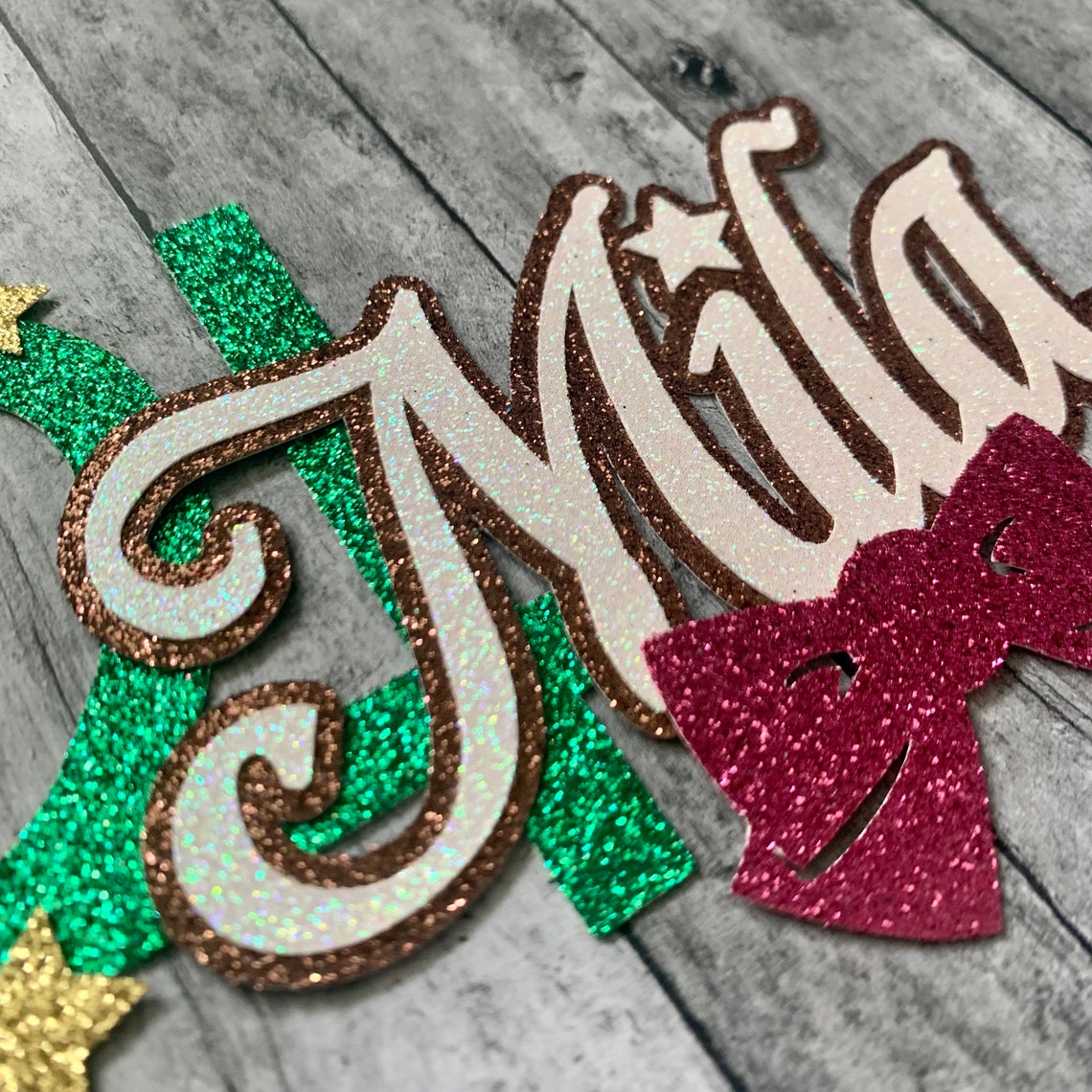 PERSONALIZED Sailor Jupiter / Sailor Moon Inspired Name Glitter Die Cut ...
