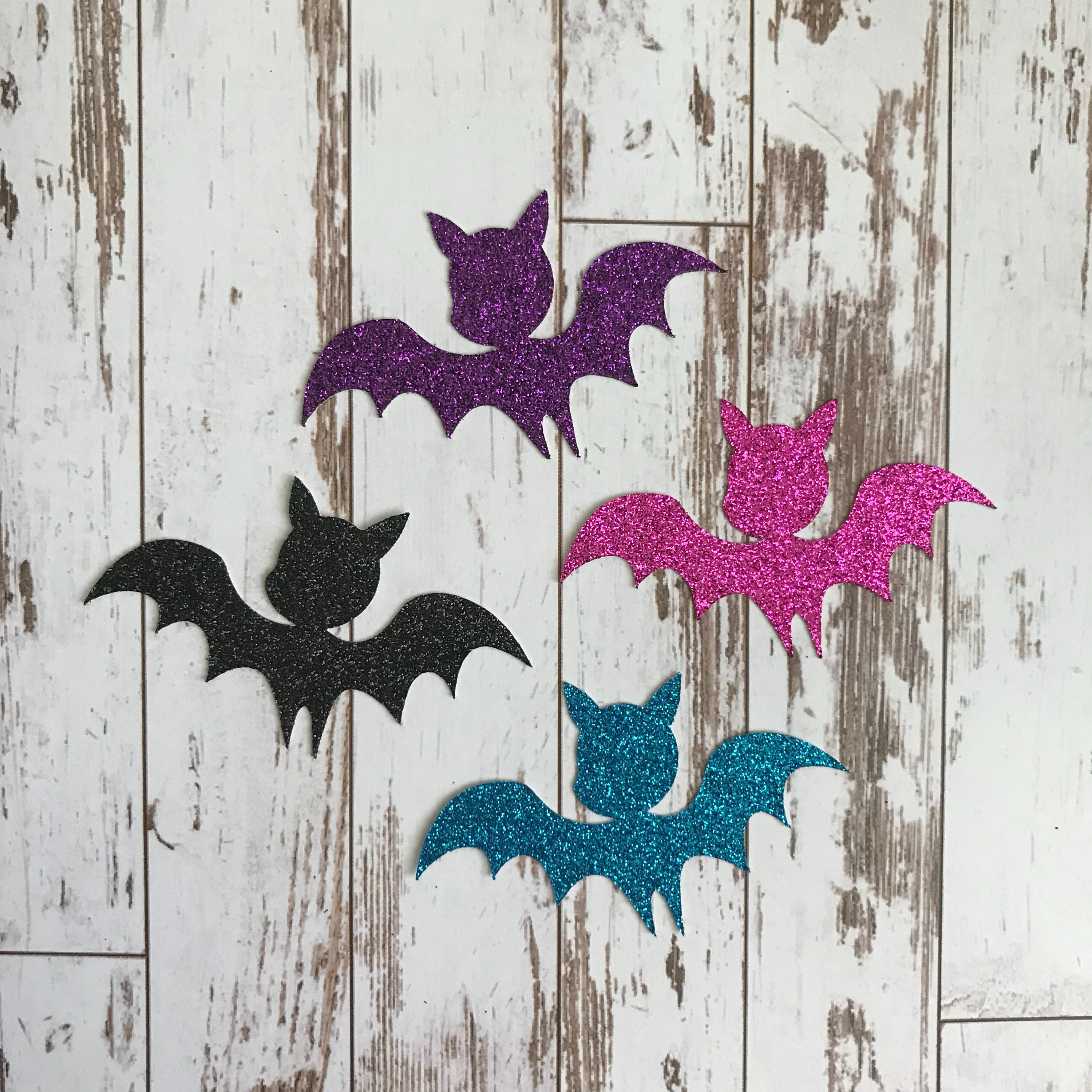 12 pcs Vampirina inspired Bat Symbols Glitter Die Cut/Party | Etsy