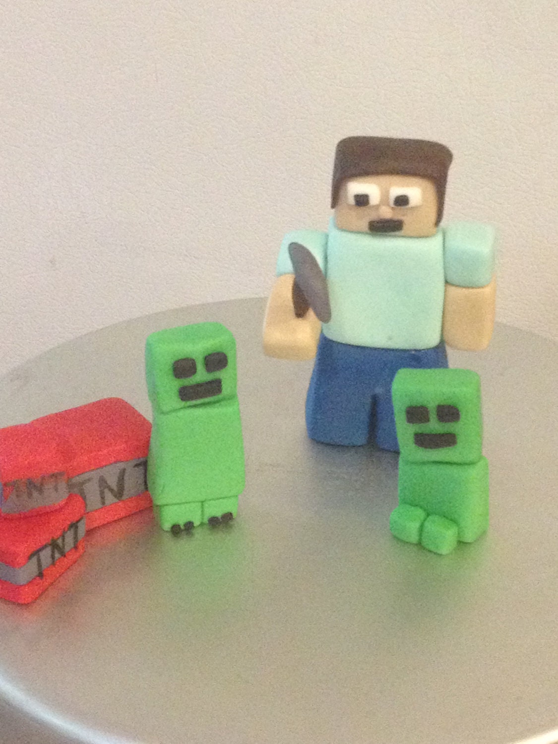Minecraft Character Cake Topper Set