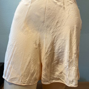 Antique 20s/30s silk pantaloons image 2