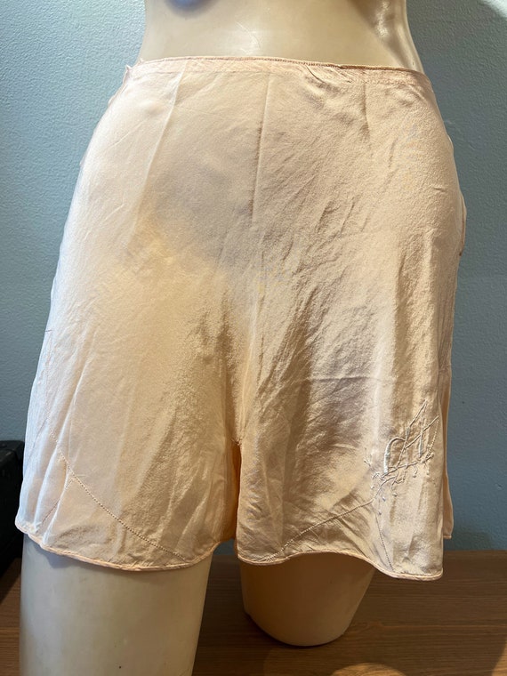 Antique 20s/30s silk pantaloons - image 2