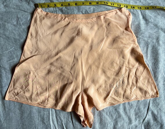 Antique 20s/30s silk pantaloons - image 1