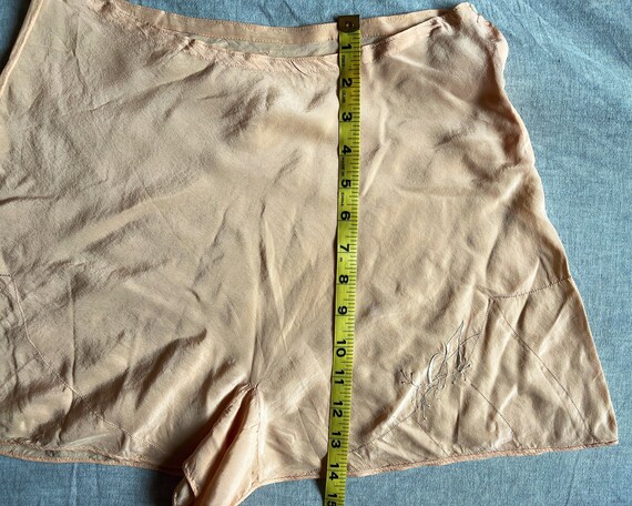 Antique 20s/30s silk pantaloons - image 3
