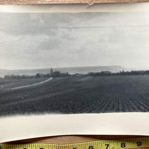 Original Vintage 8x10 landscape photo Meuse valley 1928