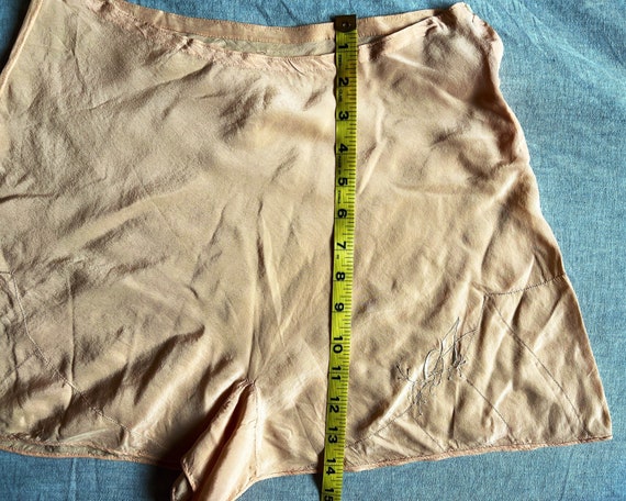 Antique 20s/30s silk pantaloons - image 6