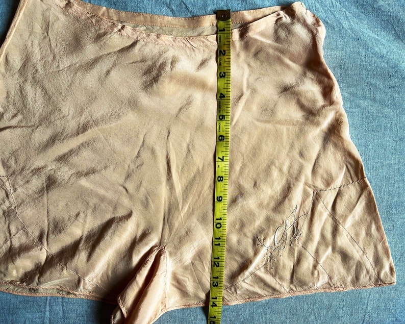 Antique 20s/30s silk pantaloons image 6