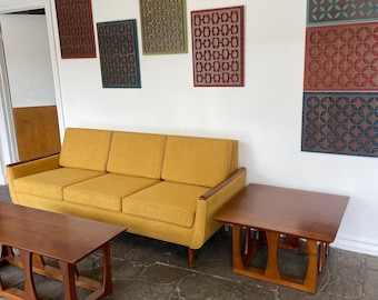 Mid Century Modern Style Tiki Wall Art (22" x 18")