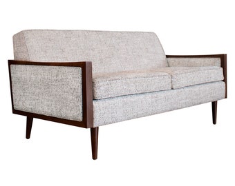 Mid Century Modern Love Seat Casara Modern Tyler Love Seat Sofa