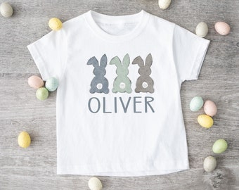 Boys Personalized Easter Shirt / Easter One Piece Infant Bodysuit / Egg Hunt Tee For Toddlers