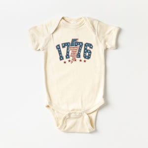 Patriotic Baby One Piece: 4th Of July 1776 T-Shirt