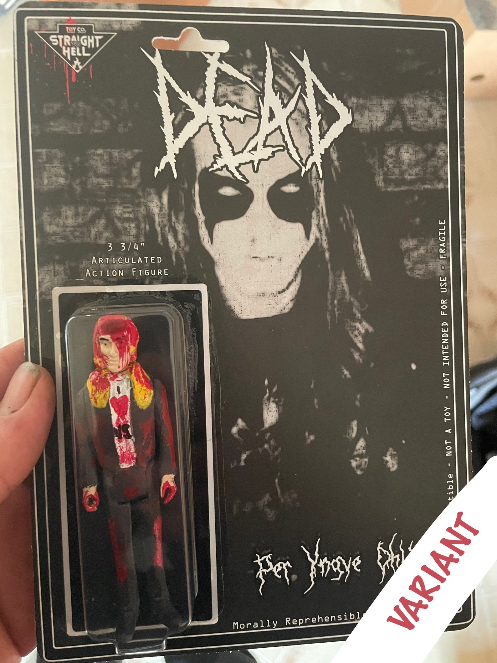 Dead Mayhem 3.75 action figure by Straight To Hell Toyco. Etsy