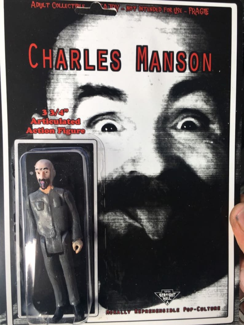 Custom action figures of serial killers & cult leaders