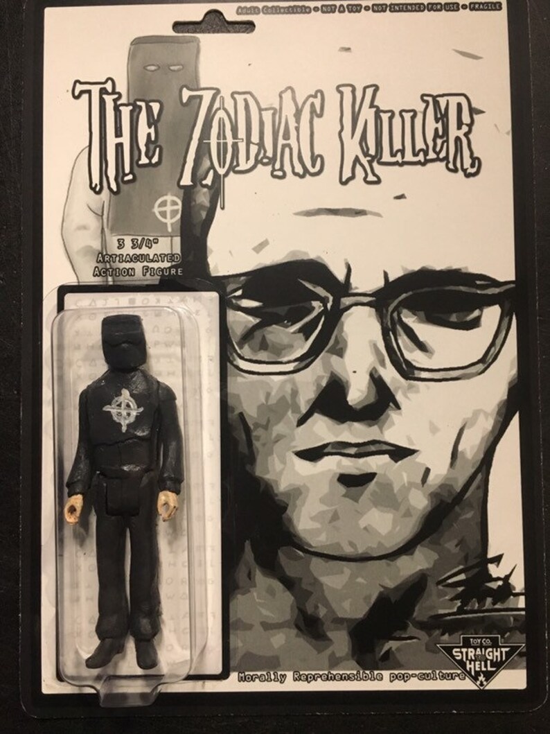 Zodiac Killer 3.75 action figure by Straight To Hell Etsy