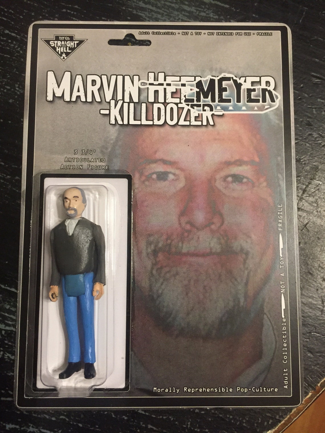 KILLDOZER Marvin Heemeyer 3.75 action figure by Straight To | Etsy