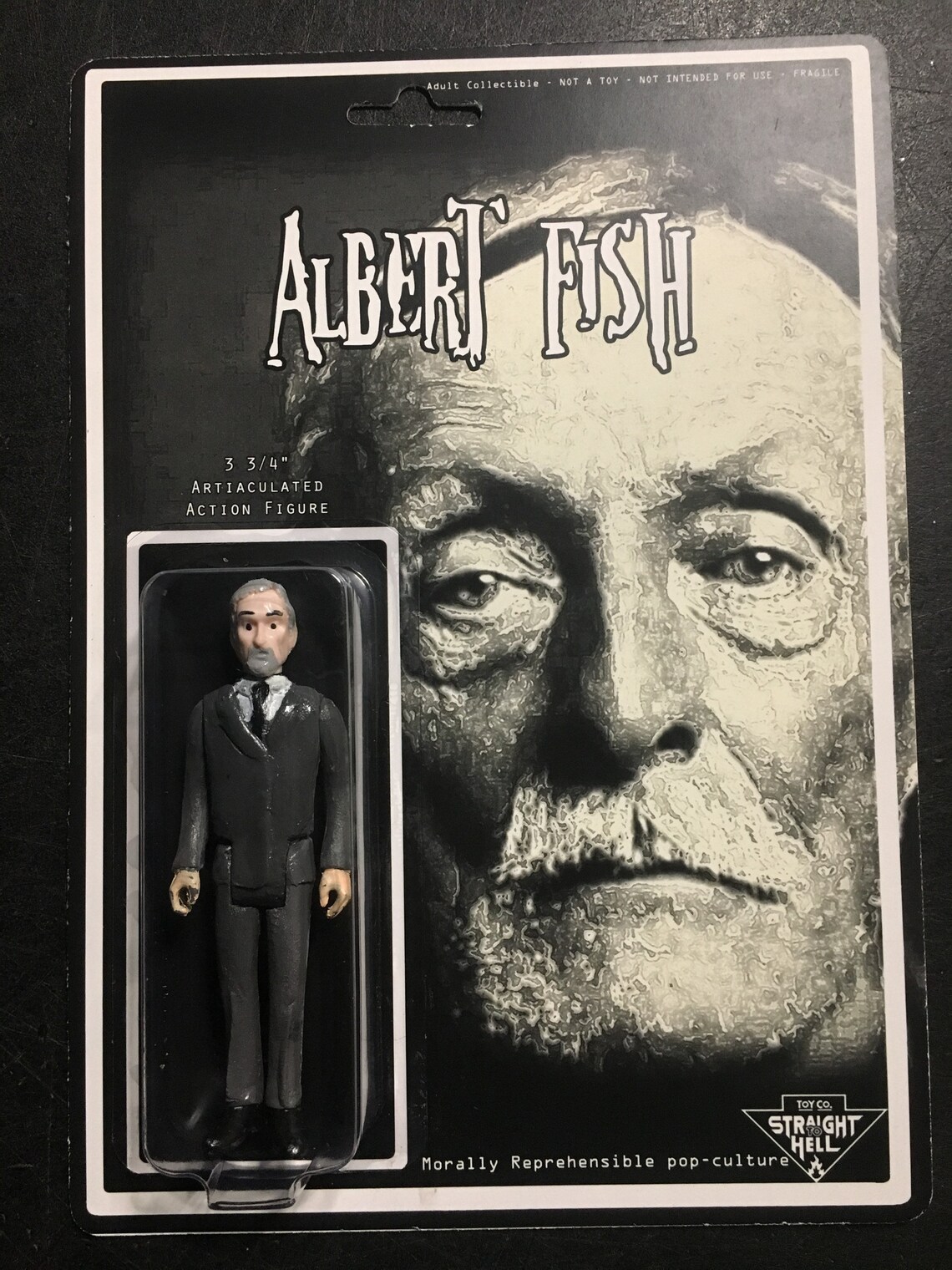 Albert Fish 3.75 action figure by Straight To Hell Toyco. Etsy