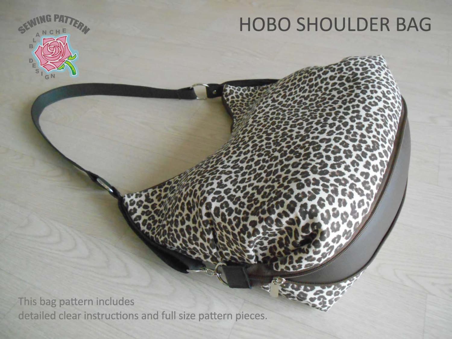 Hobo Shoulder Bag Sewing Pattern with Expandable Bottom Etsy