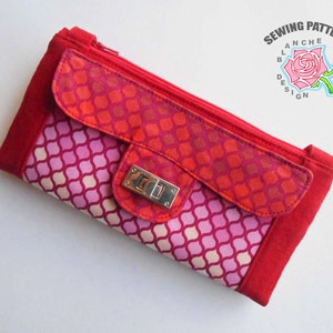 Crossbody Clutch Sewing Pattern: Foldable Phone Purse (PDF Pattern)