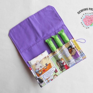 Schnittmuster Pad & Tampon Halter PDF, Schnittmuster Brieftasche PDF, Anleitung für feminine Produkthüllen, Hygiene Pad Beutel PDF Schnittmuster