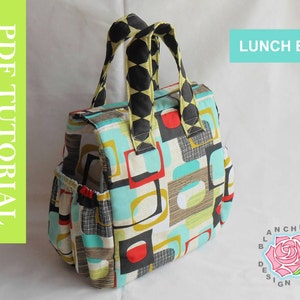 Tiffin Double Compartment Lunch Tote Sewing Pattern — RLR Creations