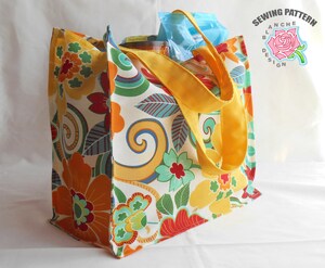 Sac De Courses Réutilisable Pliable - Imprimé Dents Colorées - Capacité 22 Kg - Poignées Renforcées - Lavable En Machine